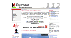 Desktop Screenshot of fw-ehingen.de